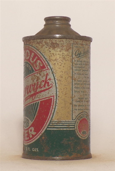 Beverwyck Beer Low Profile Cone Top #1