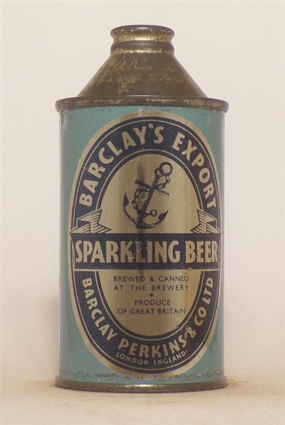 Rare Variation! Barclay's Cone Top, England