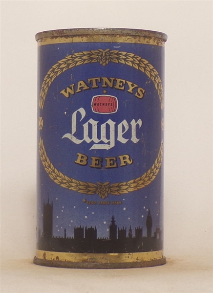 Watneys lager Flat Top, England