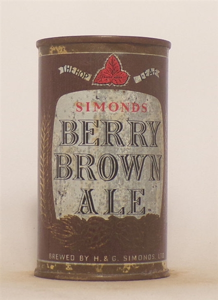 Tough! Simonds Berry Brown Flat Top, England