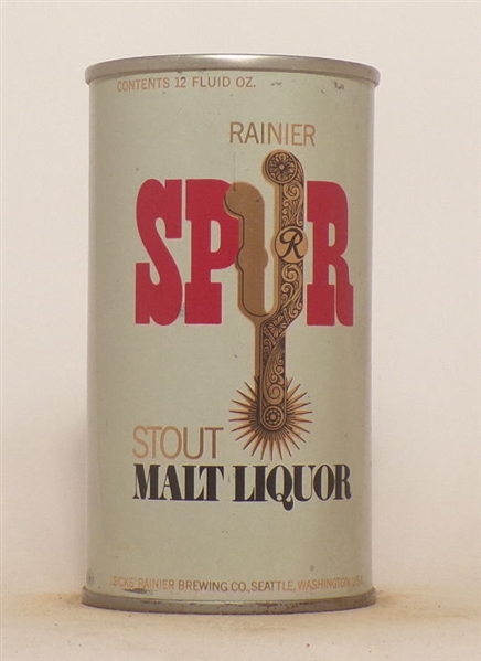 Spur Stout Malt Liquor Tab Top