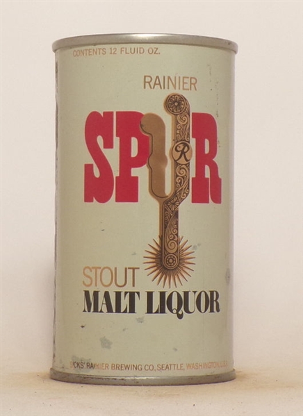 Spur Stout Malt Liquor Tab Top