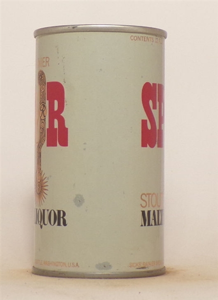 Spur Stout Malt Liquor Tab Top