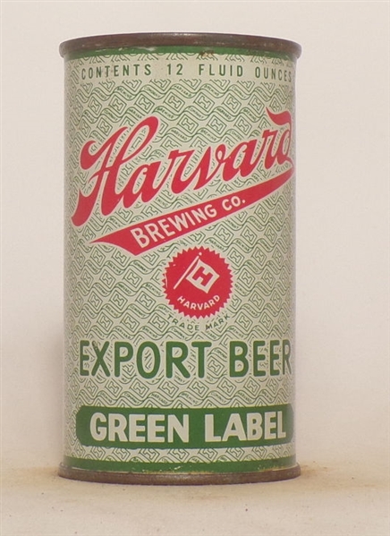 Harvard Export Beer Green Label Flat Top