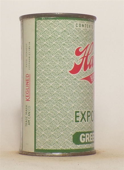 Harvard Export Beer Green Label Flat Top