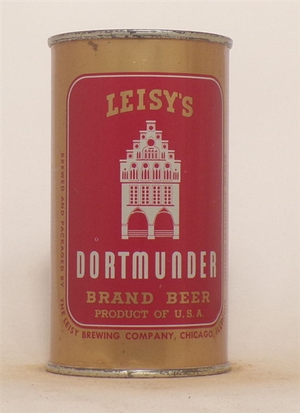 Leisy's Dortmunder Brand Beer Flat Top