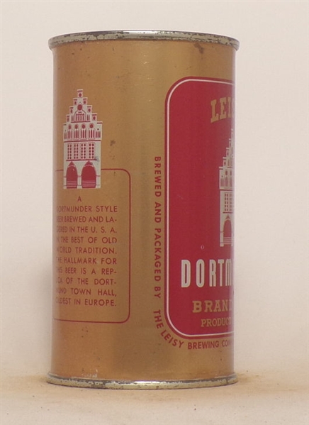 Leisy's Dortmunder Brand Beer Flat Top