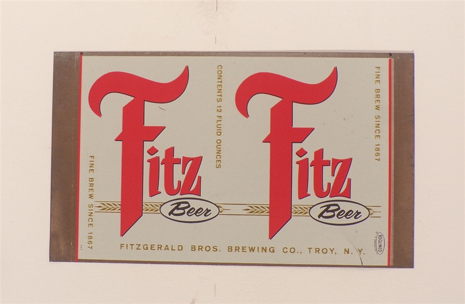 Fitz Beer  Body Blank, Troy, NY