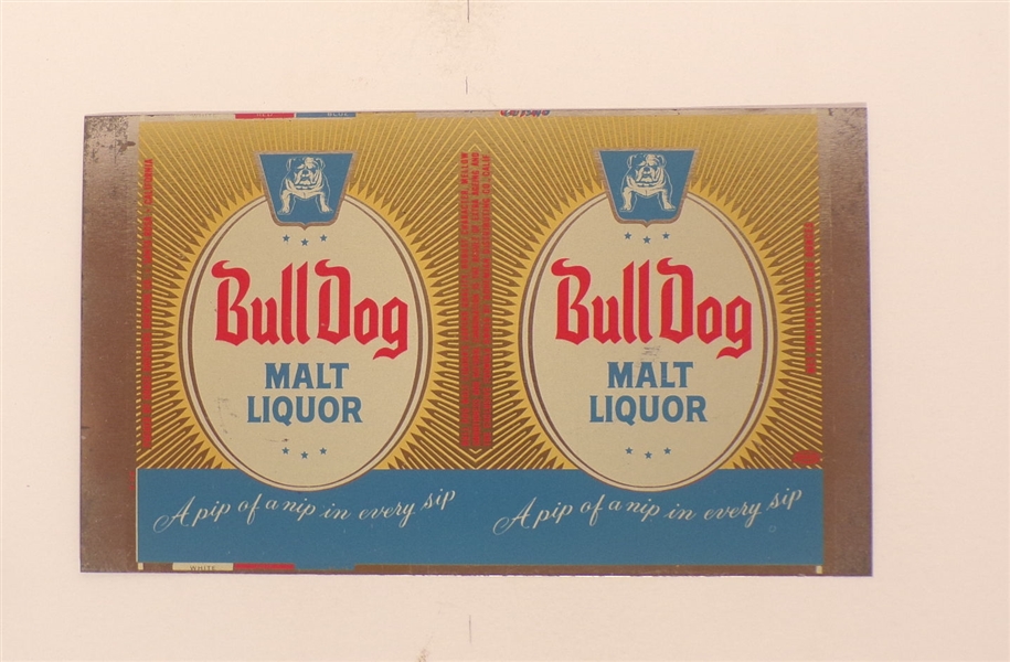 Bull Dog Malt Liquor  Body Blank #2