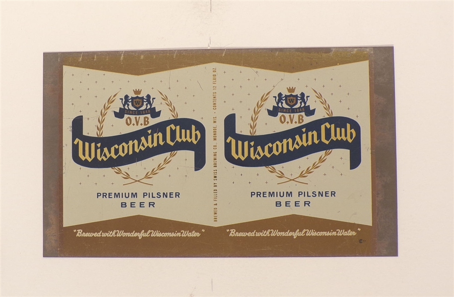 Wisconsin Club  Body Blank