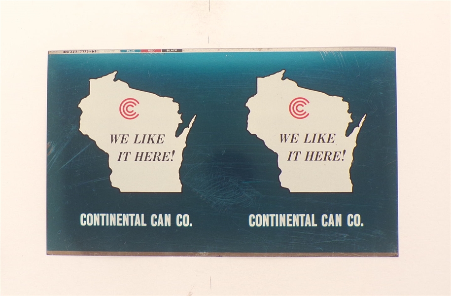 Continental Can Co.  Body Blank