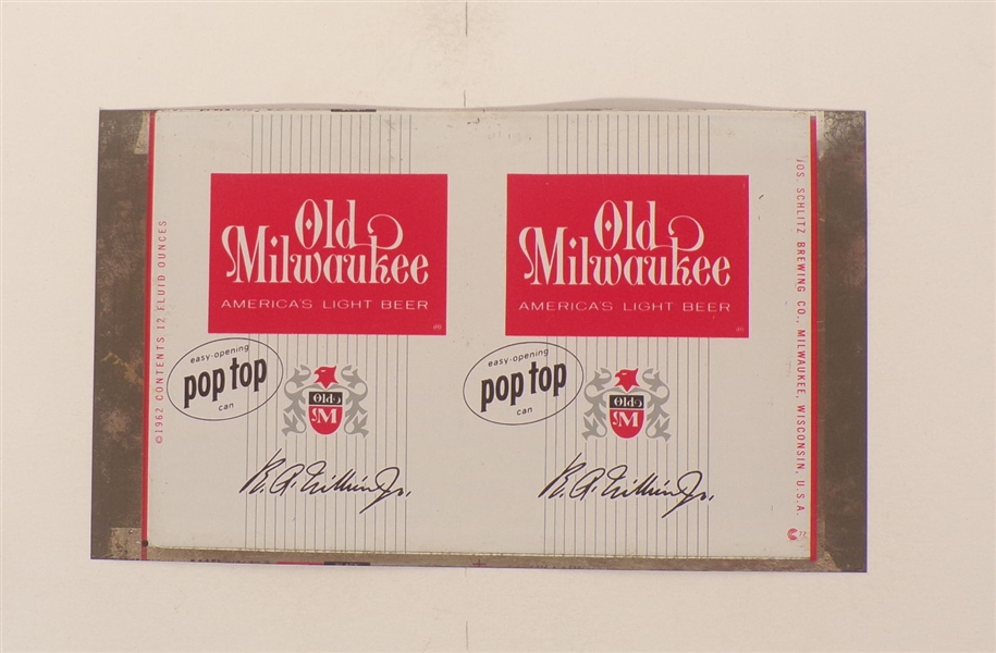 Old Milwaukee Pop Top Body Blank