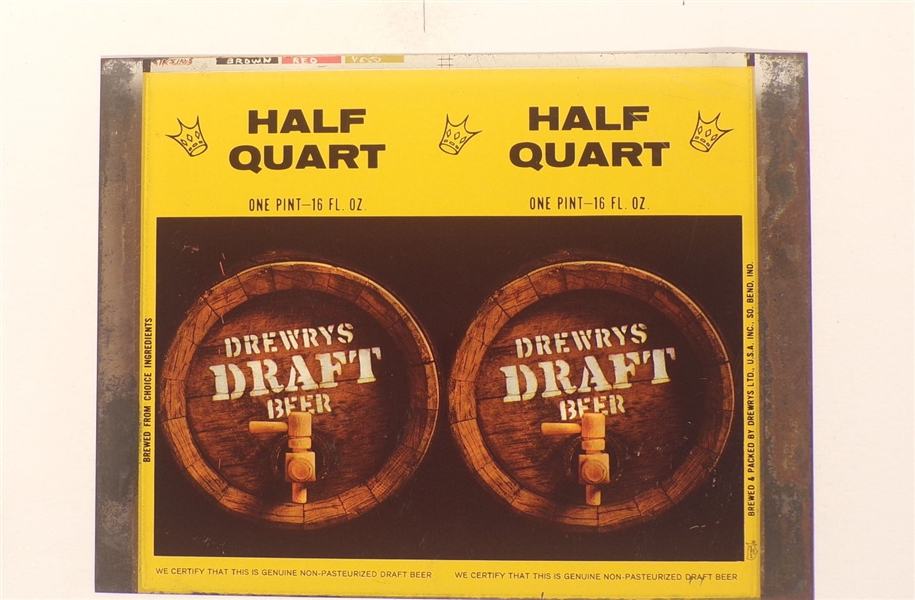 Drewrys Draft 16 Ounce Body Blank