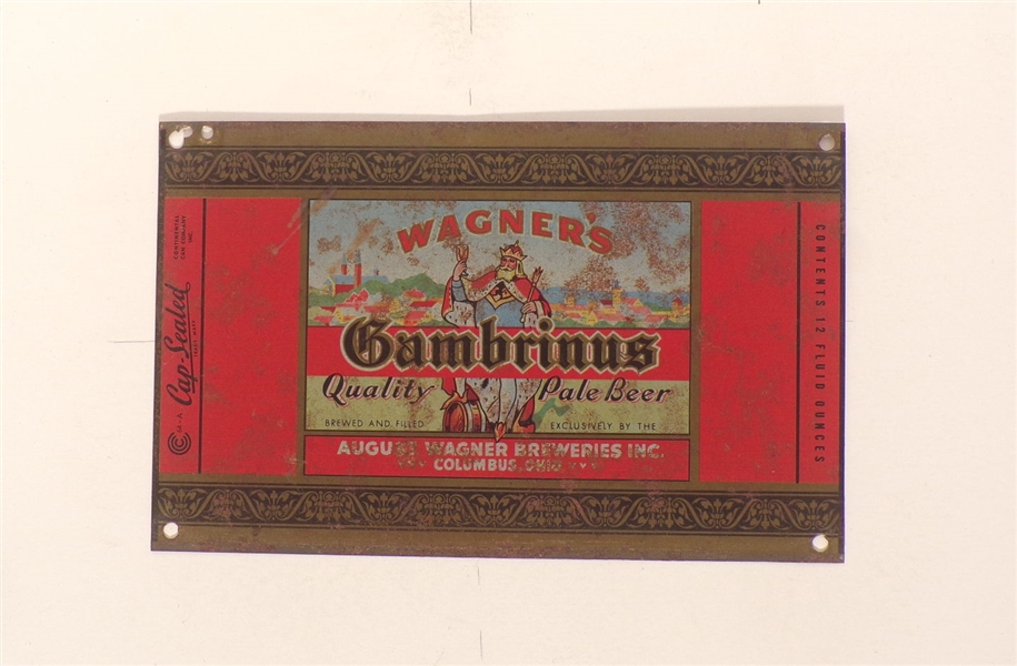 Wagner's Gambrinus Cone Top Body Blank