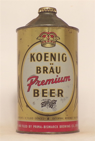 Koenig Brau Quart Cone Top