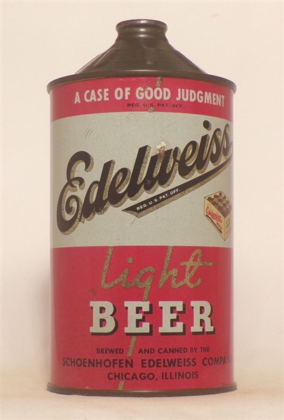 Edelweiss Quart Cone Top