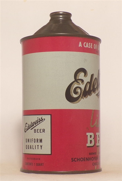 Edelweiss Quart Cone Top