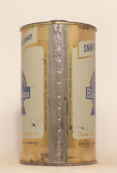 Pabst Blue Ribbon Quart Cone Top