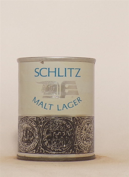 Schlitz Malt Lager 8 Ounce Flat Top