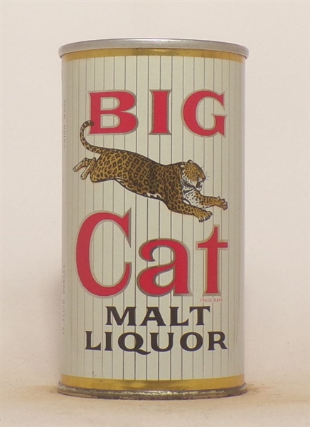 Big Cat Malt Liquor Intact ZIP