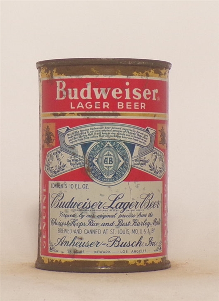 Budweiser 10 Ounce Flat Top