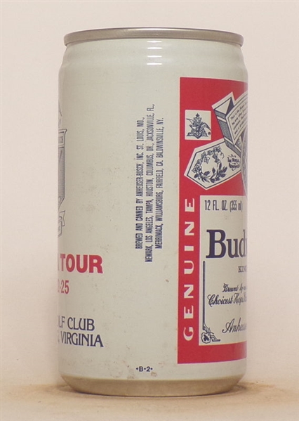 Budweiser 1982 PGA Tour Tab Top