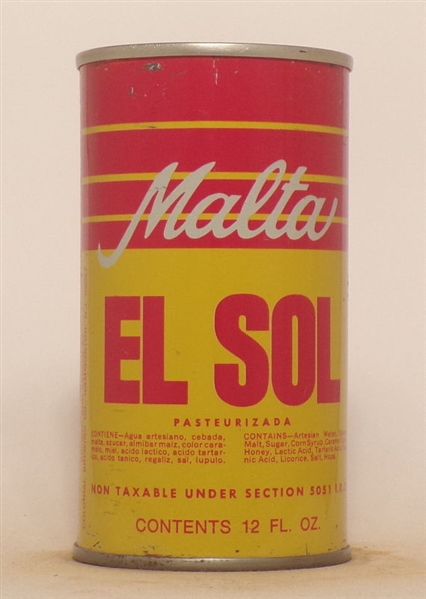 Malta El Sol Tab Top