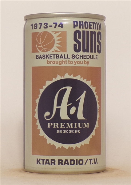 A-1 Phoenix Suns Basketball Schedule 1973-74 Bank Top