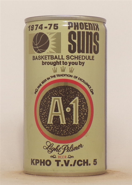 A-1 Phoenix Suns Basketball Schedule 1974-75 Bank Top