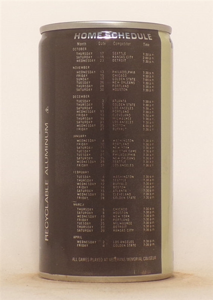 A-1 Phoenix Suns Basketball Schedule 1974-75 Bank Top