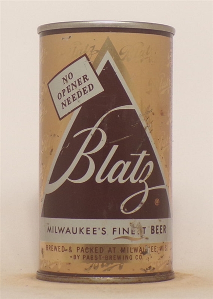 Blatz No Opener Needed Tab Top