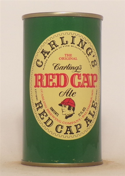 Carling's Red Cap Tab Top - Baltimore