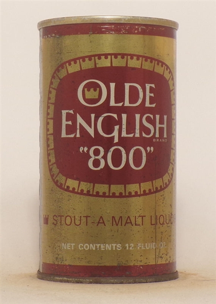 Olde English 800 Stout A Malt Liquor Tab Top