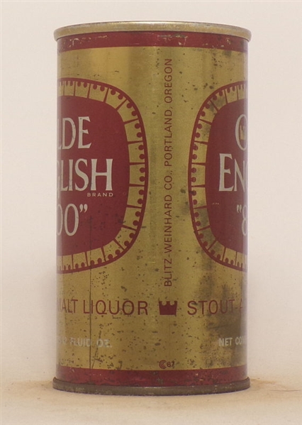 Olde English 800 Stout A Malt Liquor Tab Top