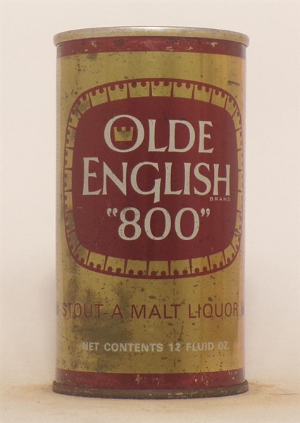 Olde English 800 Stout A Malt Liquor Tab Top