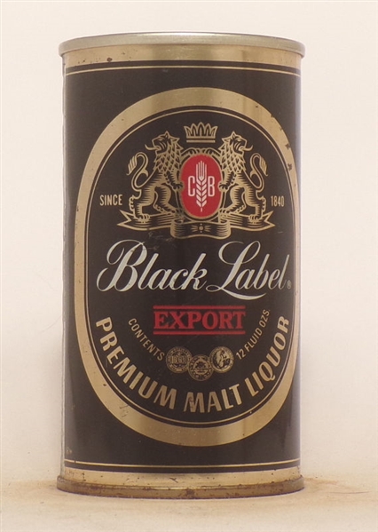 Black Label Malt Liquor Tab Top