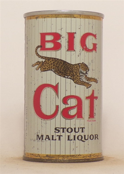 Big Cat Stout Malt Liquor Intact Zip (Los Angeles)