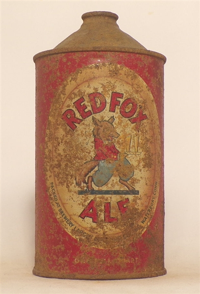 Red Fox Ale Quart Cone Top