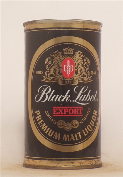 Black Label Malt Liquor Tab Top