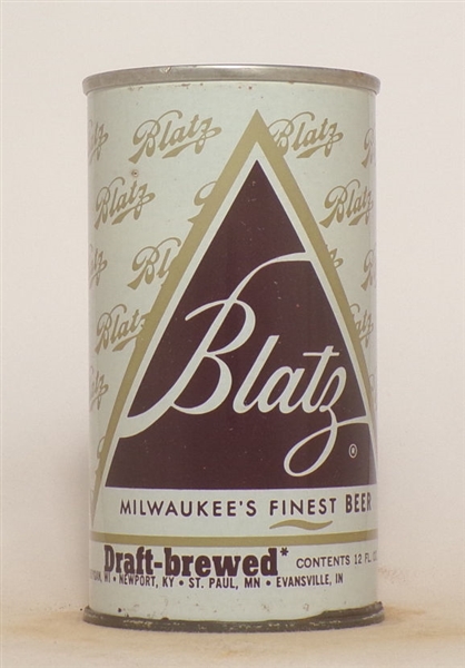 Blatz Tab Top #6,Draft-Brewed