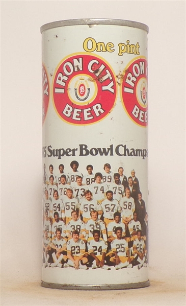 Iron City 1975 Steelers 16 Ounce Tab Top