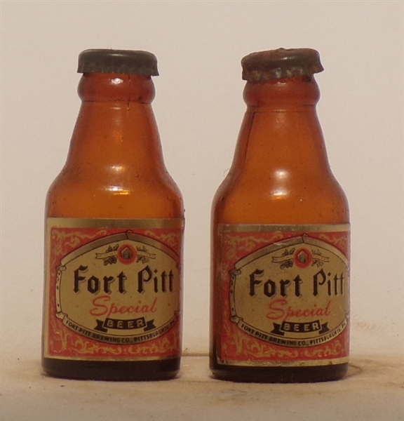 (2) Fort Pitt Salt and Pepper Shakers