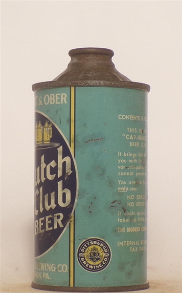 Dutch Club Low Profile Cone Top