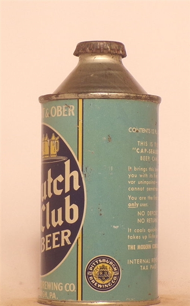 Dutch Club High Profile Cone Top