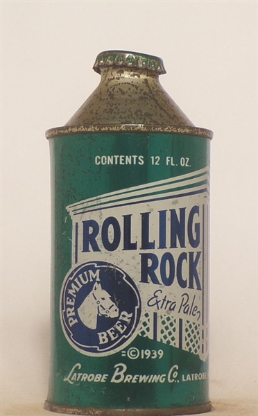 Rolling Rock Cone Top