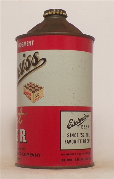 Edelweiss Quart Cone Top