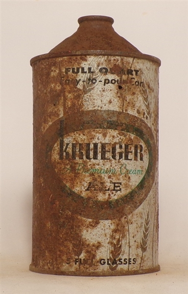 Krueger Quart Cone Top