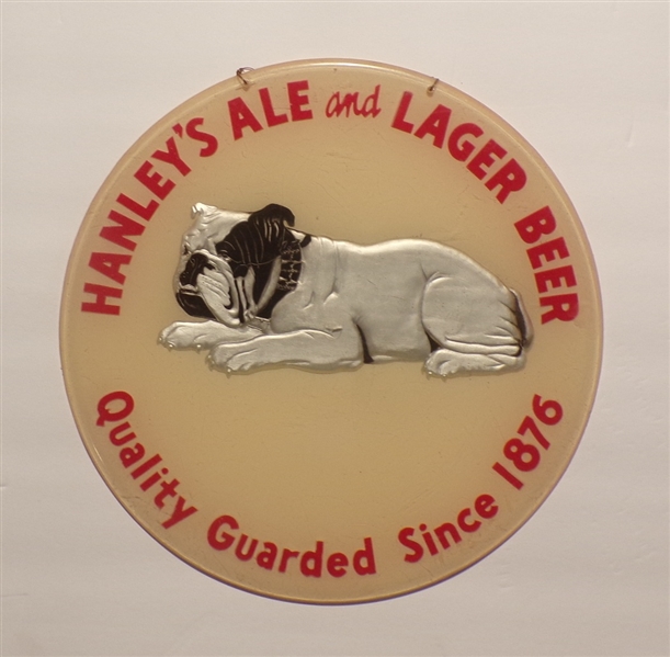 Hanley's Round Plastic Sign