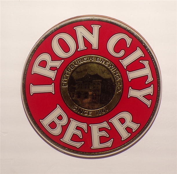 Iron City Reverse on Gass Sign