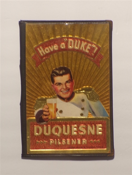 Duquesne Menu Cover